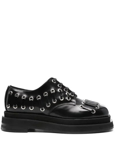 SIMONE ROCHA HEART-TOE PLATFORM SHOES