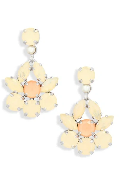 Simone Rocha Heartbloom Drop Earrings In Gold
