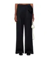Simone Rocha High-waist Straight-leg Trousers In Black