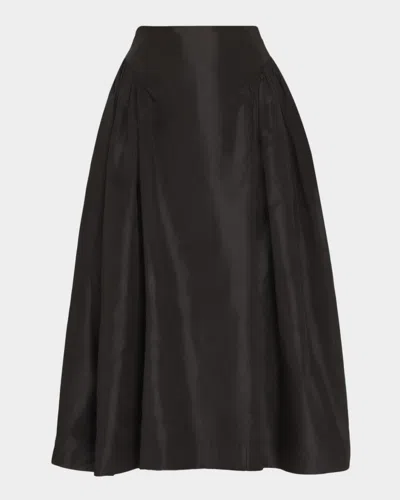 Simone Rocha Hip Detail Bind Midi Skirt In Black