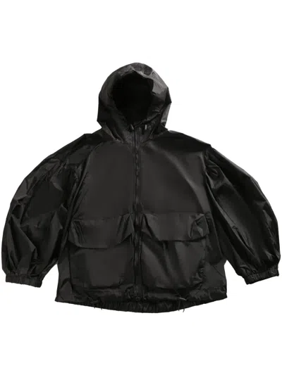 Simone Rocha Hooded Jacket In Black