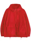 Simone Rocha Hooded Jacket In Red