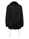 Simone Rocha Hooded Parka In Black
