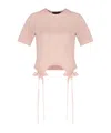 Simone Rocha Pink Easy T-shirt In Pink