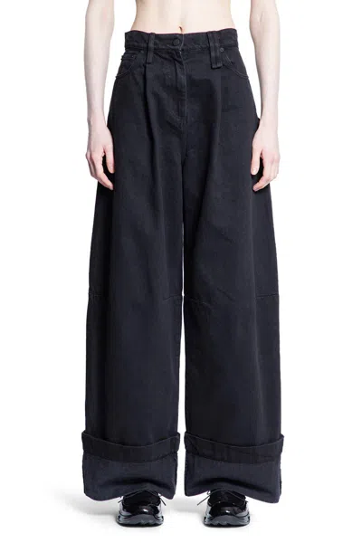 Simone Rocha Jeans In Black