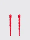 Simone Rocha Drip Crystal Drop Earrings In Multi