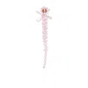 Simone Rocha Crystal-beaded Bow Earrings In Pink