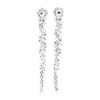 Simone Rocha Beaded Drop Earrings In Grey