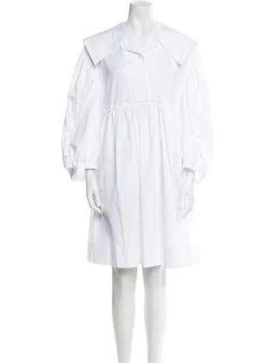 Pre-owned Simone Rocha Knee-length Dress W/ Tags In White