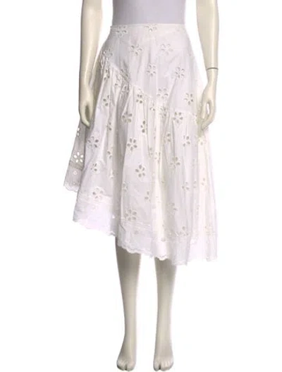 Pre-owned Simone Rocha Knee-length Skirt In White