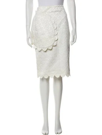 Pre-owned Simone Rocha Knee-length Skirt In White
