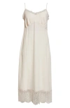 SIMONE ROCHA LACE TRIM SLIPDRESS