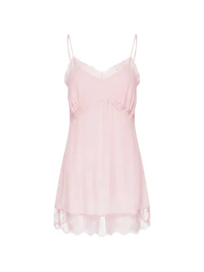 Simone Rocha Lace-trim Camisole Top In Purple