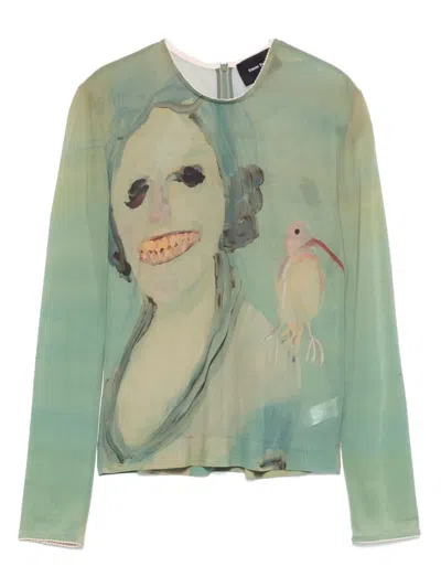 SIMONE ROCHA LADY WITH A BIRD TOP