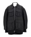 Simone Rocha Lapel Casual Jacket In Black
