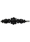 Simone Rocha Large Flower Crystal-embellished Hair Clip In Black