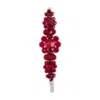 Simone Rocha Large Flower Crystal-embellished Hair Clip In Red
