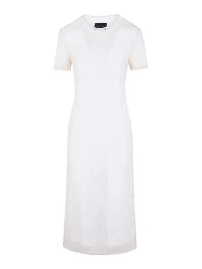 Simone Rocha Layered Embellished Dress In White