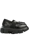 Simone Rocha Platform Ballet Brogues In Black
