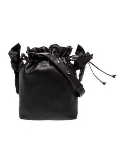 Pre-owned Simone Rocha Leather Bucket Bag In Black
