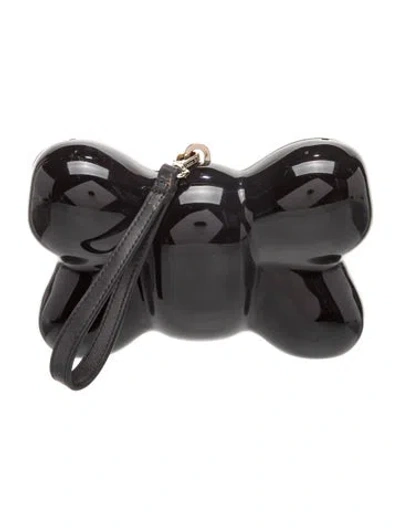 Pre-owned Simone Rocha Leather Clutch In Black