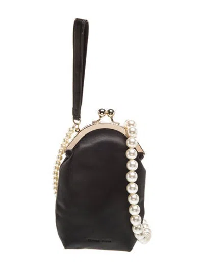 Pre-owned Simone Rocha Leather Crossbody Bag W/ Tags In Black