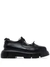 Simone Rocha Black Plartform Ghillie Brogues In Black