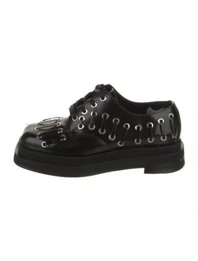 Pre-owned Simone Rocha Leather Oxfords In Black
