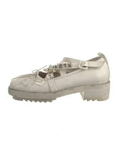 Pre-owned Simone Rocha Leather Oxfords In Neutral