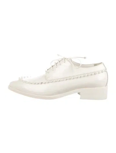 Pre-owned Simone Rocha Leather Oxfords In Neutral