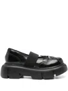 Simone Rocha Platform Ballet Brogues In Black
