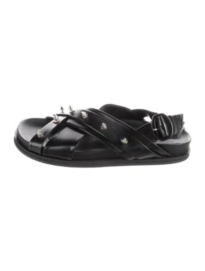 Pre-owned Simone Rocha Leather Sandals In Black