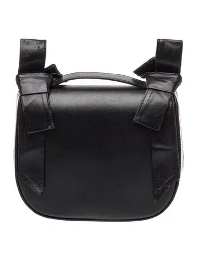 Pre-owned Simone Rocha Leather Top Handle Bag In Black