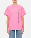 Simone Rocha Light Pink Carnation-print T-shirt