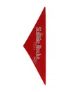 Simone Rocha Logo-jacquard Scarf In Red