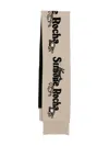 Simone Rocha Logo-printed Scarf In Neutral