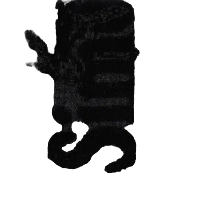 Simone Rocha Logo Wool Scarf In Black