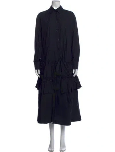 Pre-owned Simone Rocha Long Dress In Black