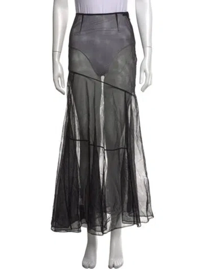 Pre-owned Simone Rocha Long Skirt In Grey