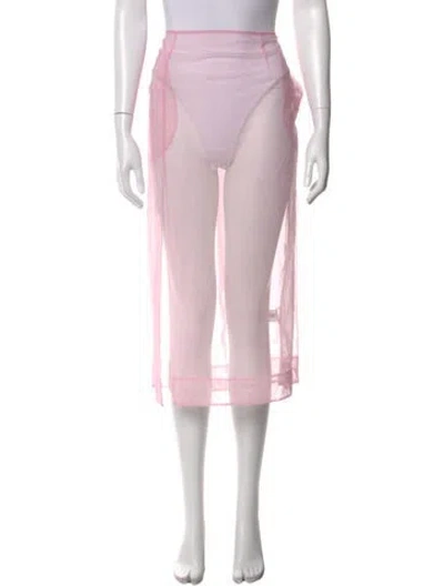 Pre-owned Simone Rocha Long Skirt In Pink