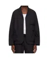 Simone Rocha Black Bow Detail Workwear Blazer In Black