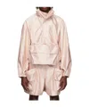 Simone Rocha Pink Drawstring Cargo Flap Pocket Detail Jacket In Pink