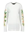 Simone Rocha Rose Banquet T Shirt In White