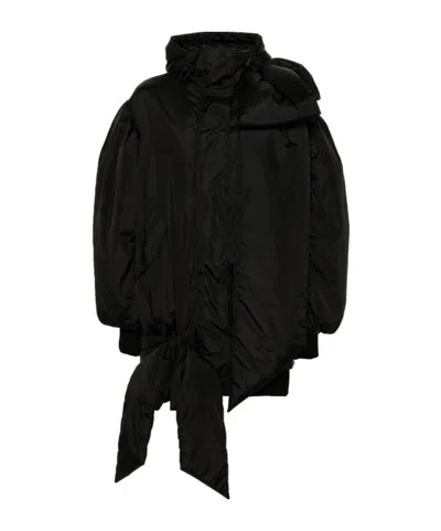 Simone Rocha Long-sleeved Casual Jacket In Black