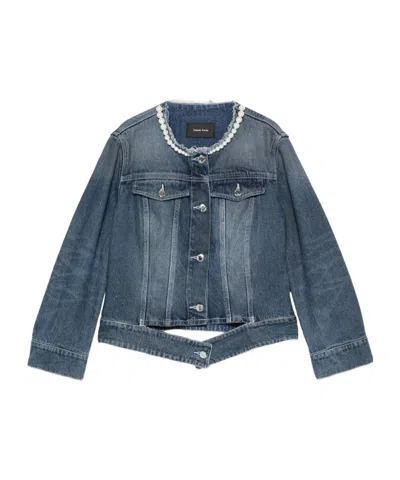 SIMONE ROCHA LONG-SLEEVED DENIM JACKET