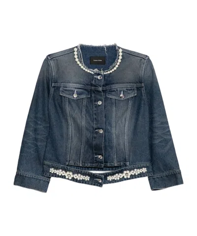 SIMONE ROCHA SIMONE ROCHA EMBELLISHED CREWNECK JACKET