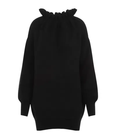 Simone Rocha Long-sleeved Pullover In Black