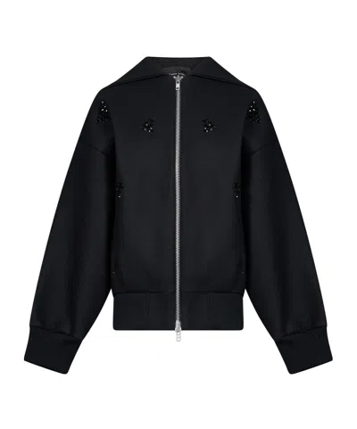 Simone Rocha Long-sleeve Casual Jacket In Black