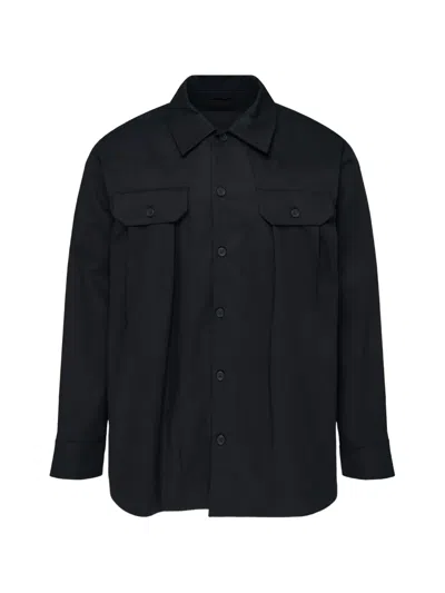 Simone Rocha Long-sleeve Embellished Shirt In Black