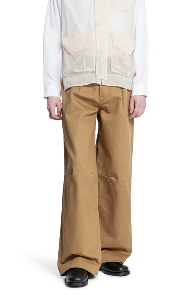 SIMONE ROCHA WIDE LEG PUDDLE DRILL JEANS